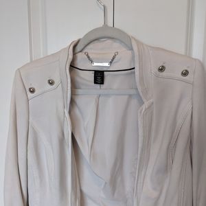 WHBM White Blazer
